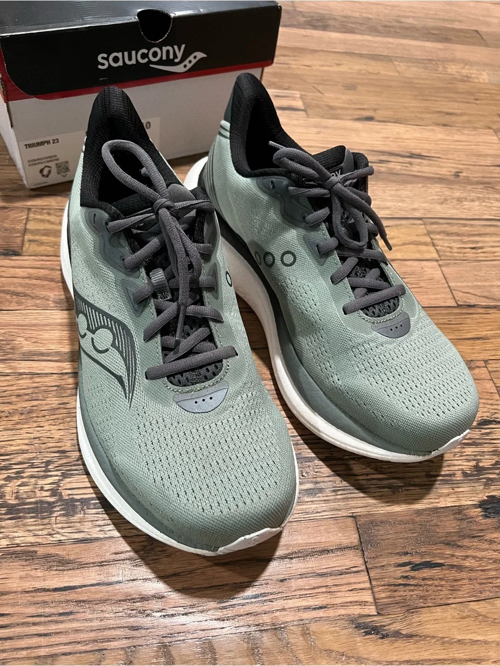 Saucony Triumph 23 Men's Running Shoes - Green
